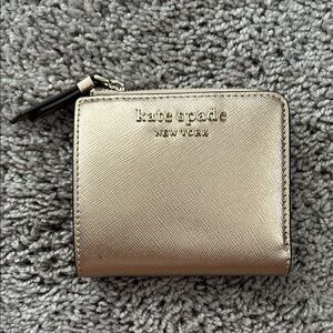 Kate Spade Metallic Gold Wallet